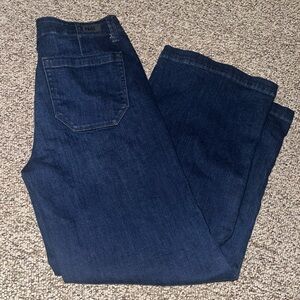 PAIGE women’s Deep Indigo Relaxed Jeans